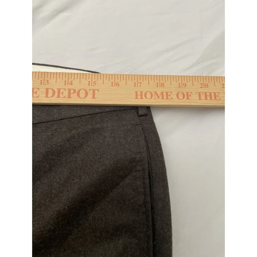 Brooks Brothers Milano 100% Wool Pleated Dress Pants Men's 36x28 Brown